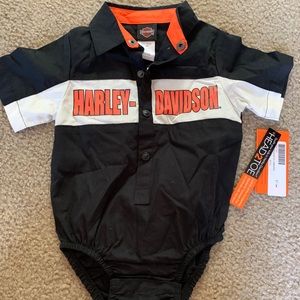 NWT Harley Davidson onesie